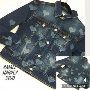 LuLaRoe NWT Harvey jean jacket